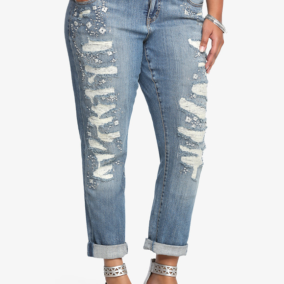 Torrid Denim - Torrid Premium Boyfriend Jean Medium Wash Size 22